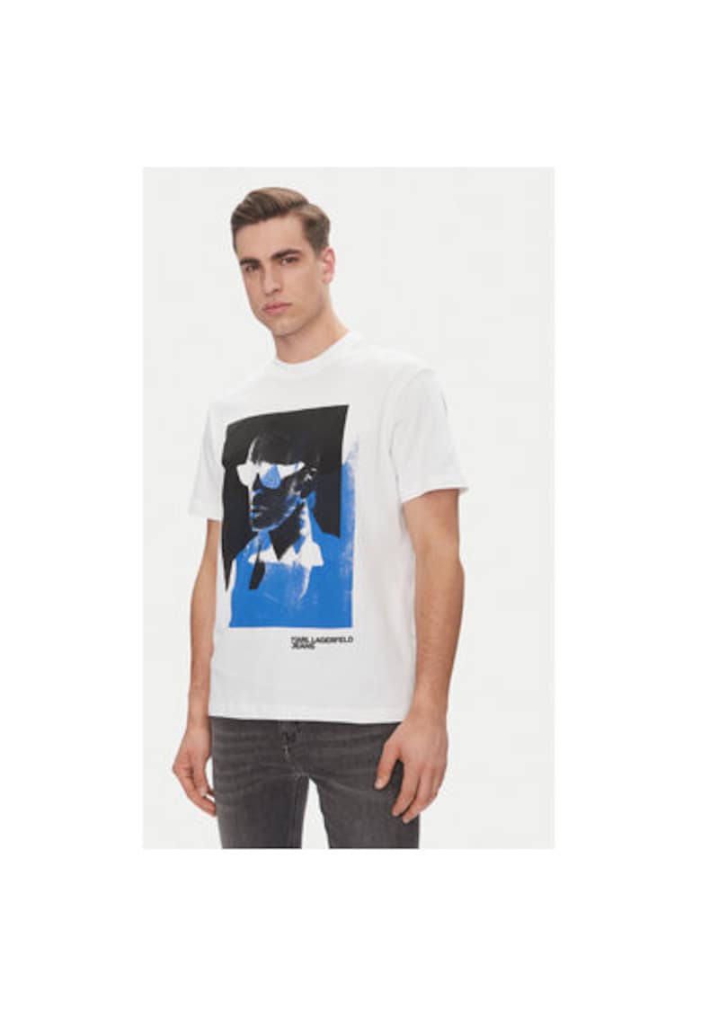 Tricou pentru barbati - bumbac organic - alb