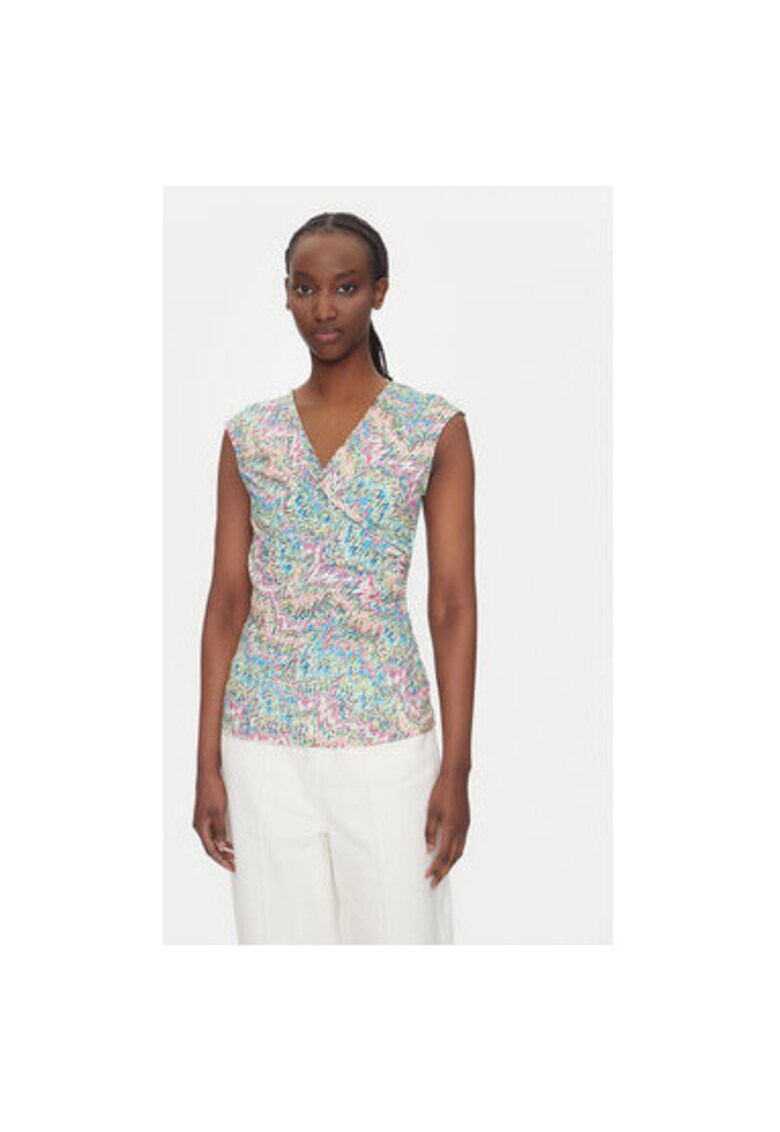 Bluza dama 251-DPOPPA - Poliester - Multicolor - Multicolor