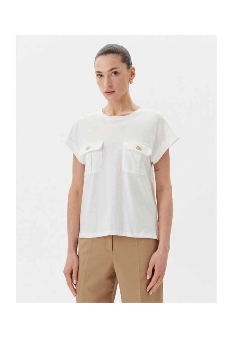 Bluza dama CFC0122690003 - Bumbac - Ecru - Ecru