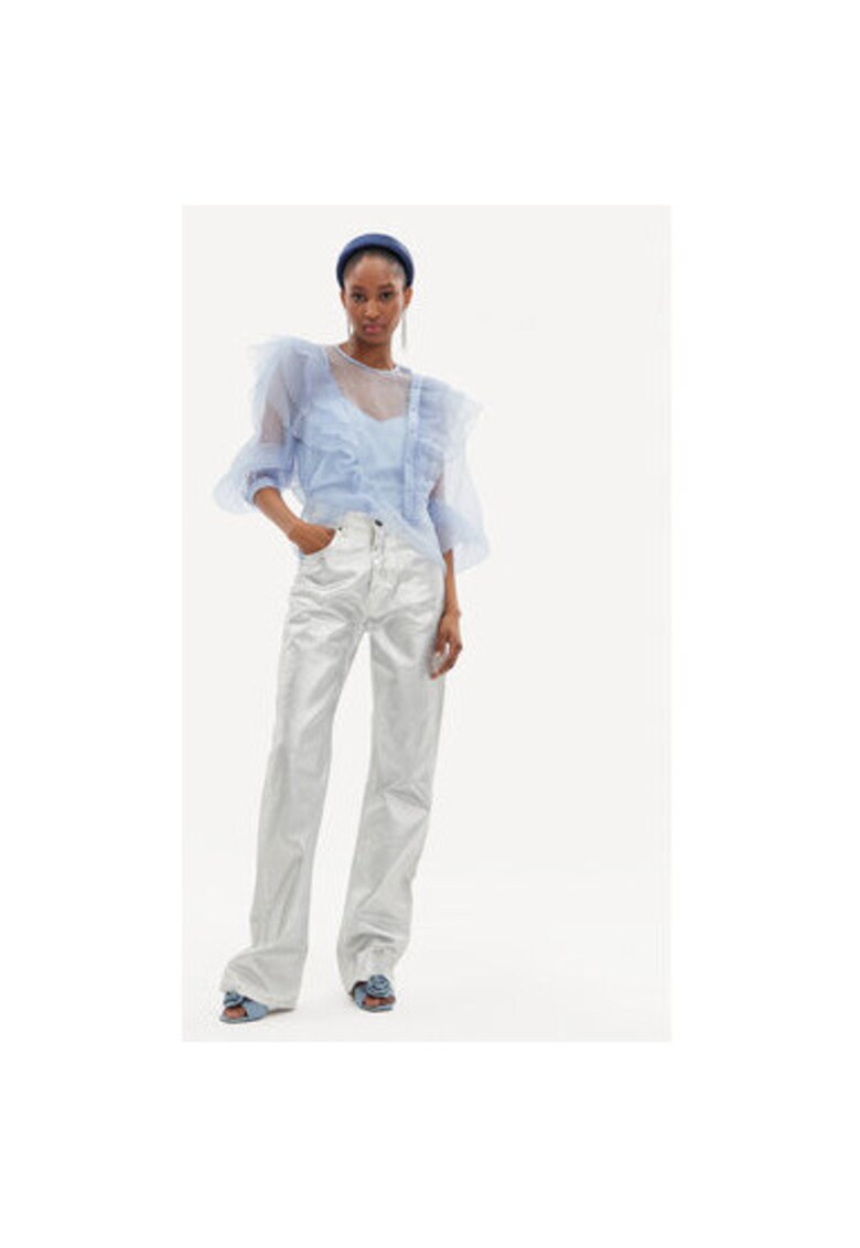 Bluza dama  999344248 - Poliester - M INTL - Albastru deschis