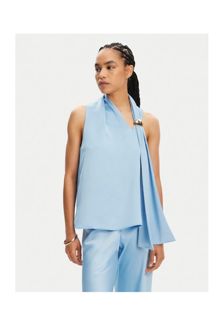 Bluza dama RIC1JBA - Poliester - Albastru - Albastru