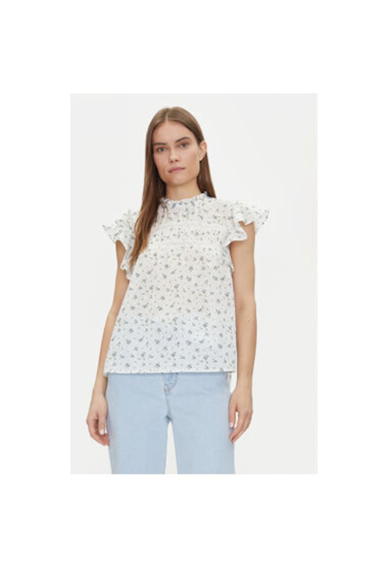Bluza dama 10301205 - Bumbac organic - Alb - Alb