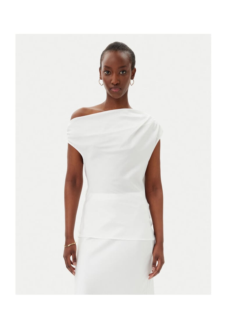 Bluza dama RFY4JDG - Poliester - Alb - Alb