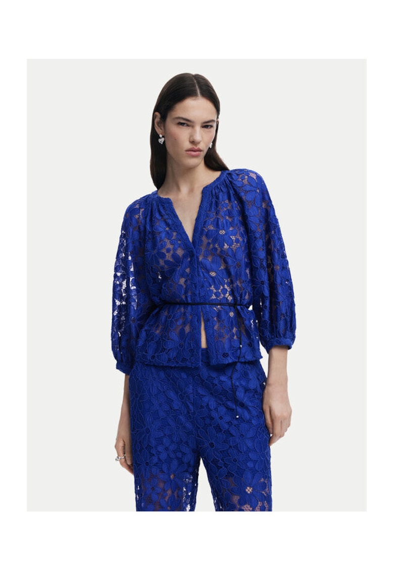 Bluza dama 25SWBW24 - Poliester reciclat - Albastru - Albastru