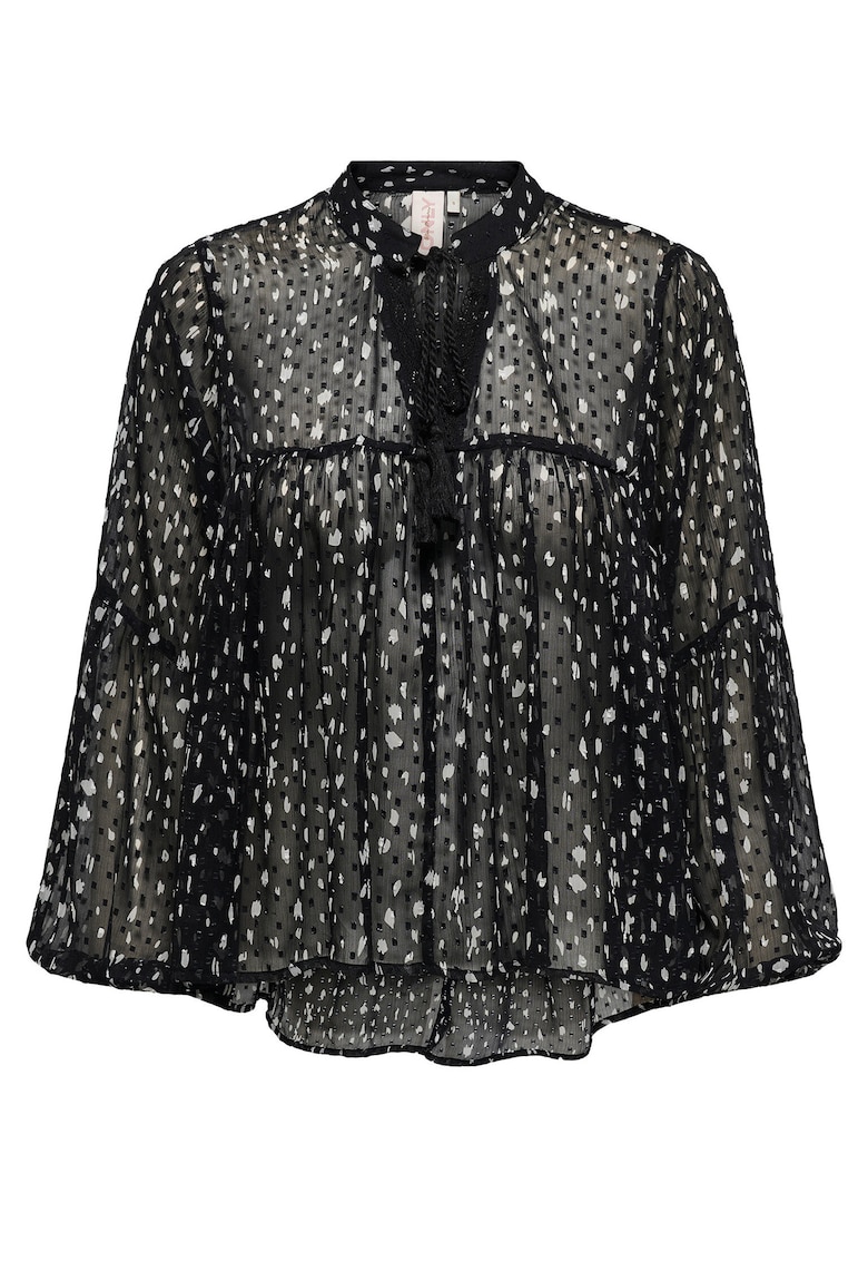 Bluza dama Poliester reciclat - Negru