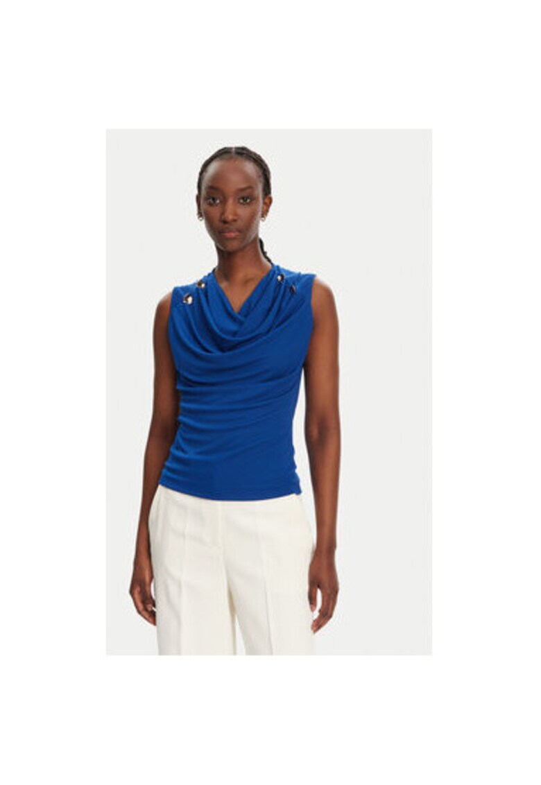 Bluza dama CFC0123497003 - Poliester - Albastru - Albastru