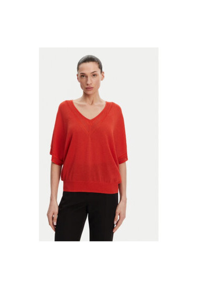 Bluza dama 241-MCHRIS - Viscoza/Poliester - Portocaliu - Portocaliu