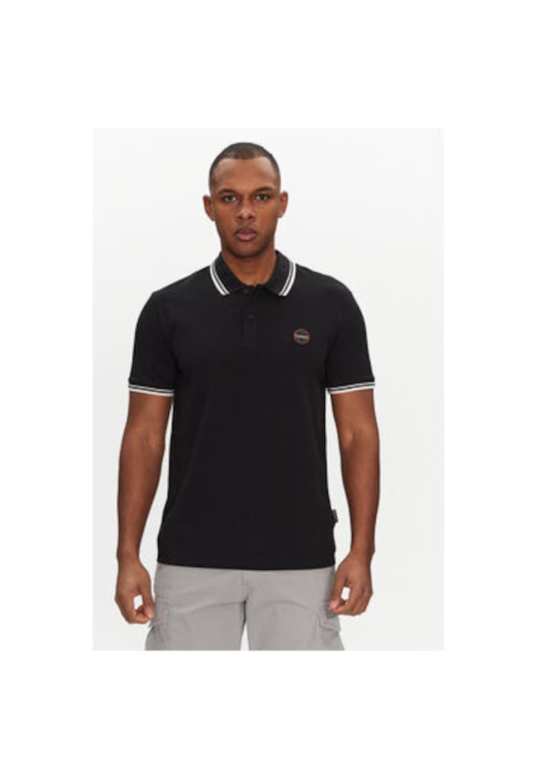 Tricou polo barbati NP0A4ID59411 - Bumbac - Negru