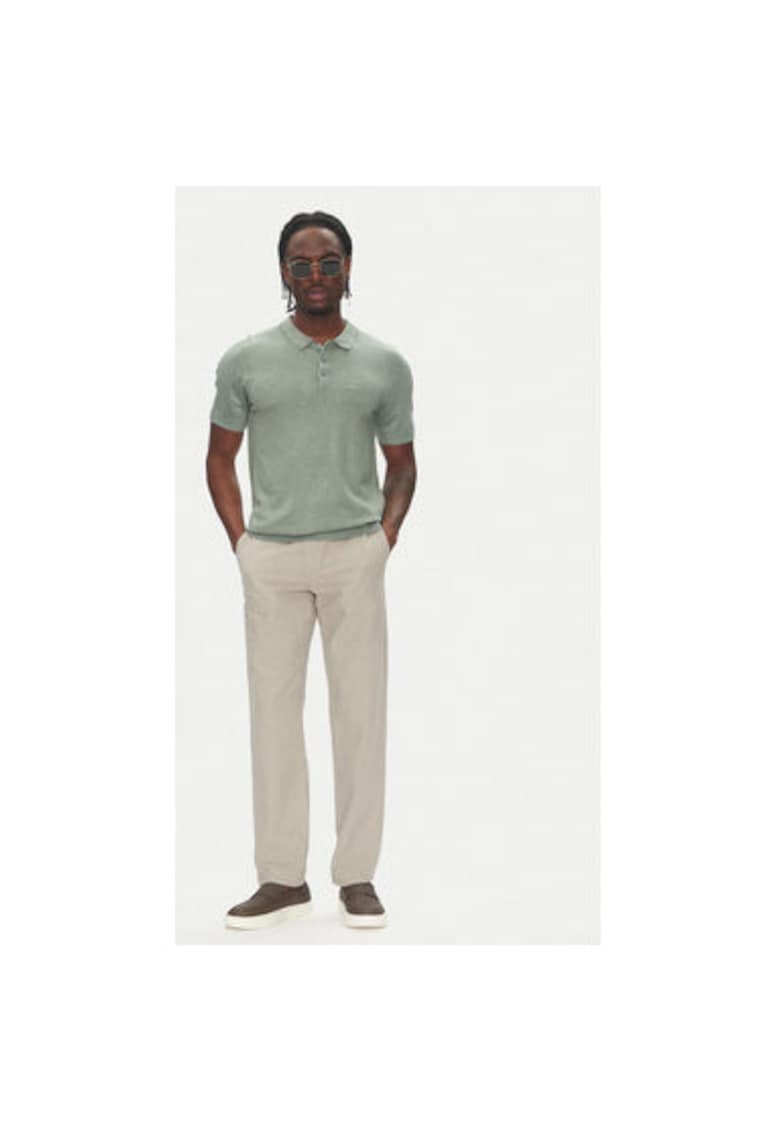 Tricou Polo barbati  30-800159 - Viscoza/Nylon - Verde