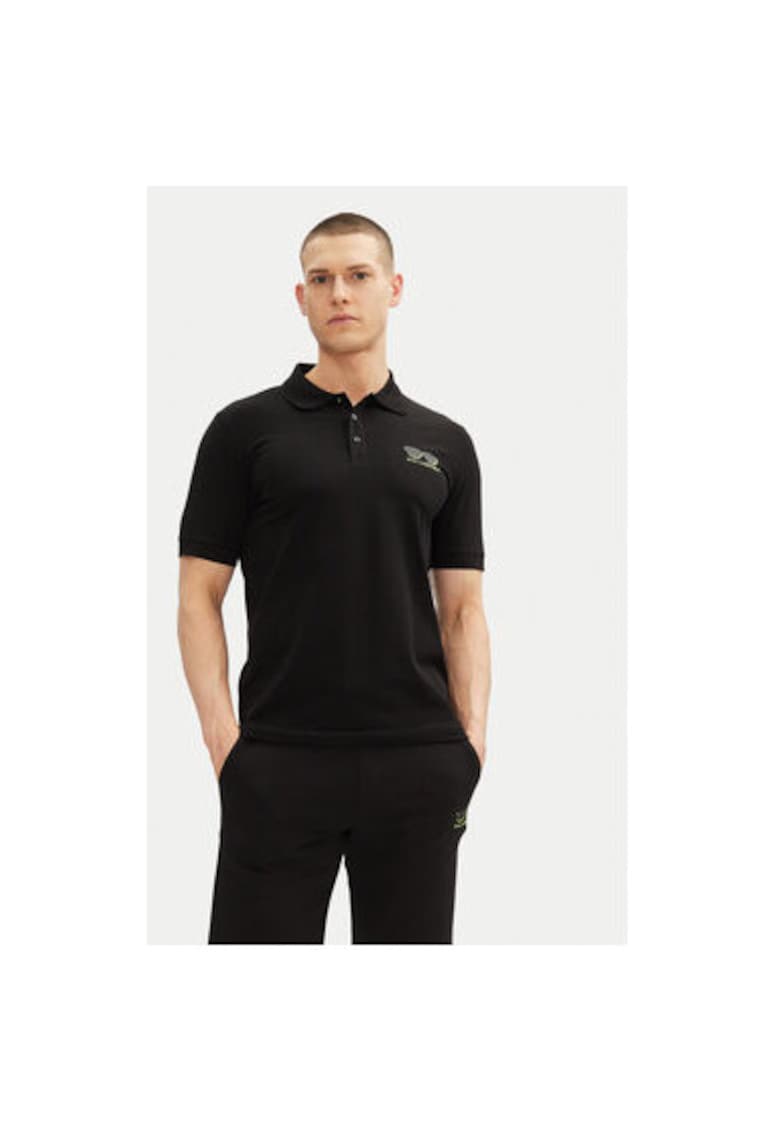Tricou polo barbati 745400 552235 - Negru