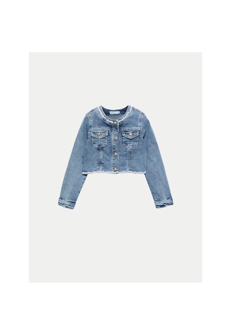 Jacheta de blugi fete Abel Lula - 5369 - Bumbac/Poliester - Albastru