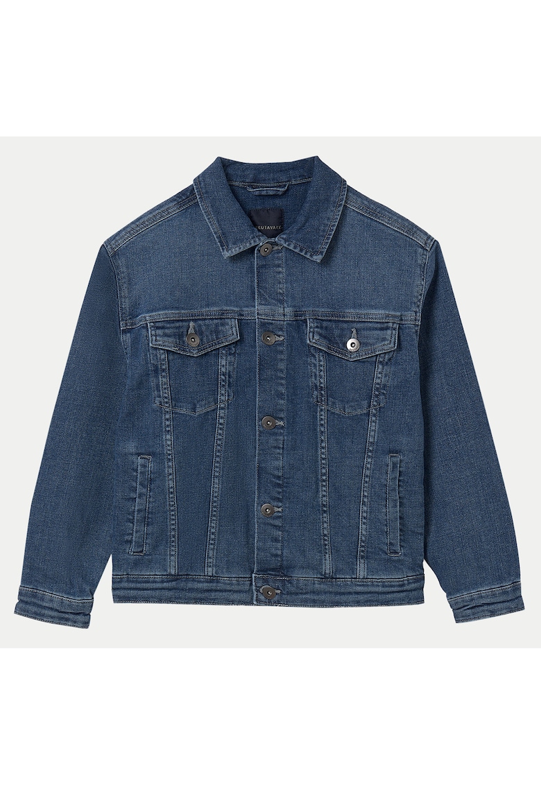 Jacheta de blugi baieti  6487 - Bumbac - Albastru