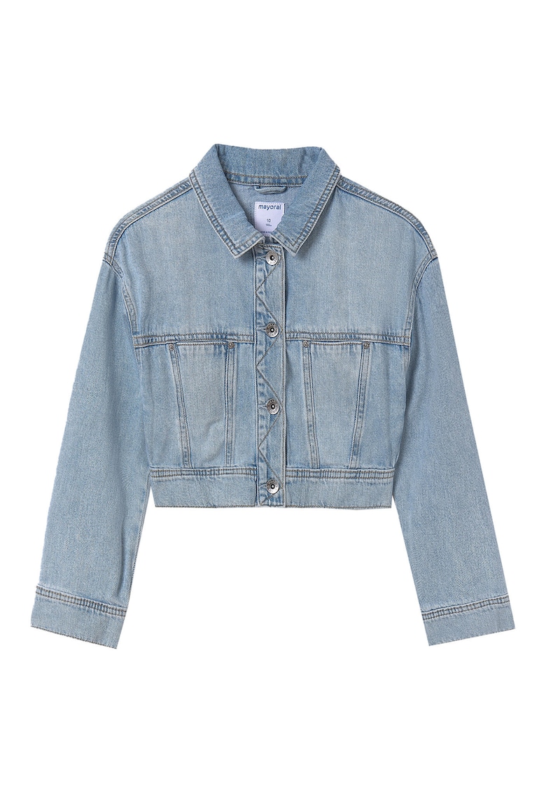 Jacheta de blugi fete  6405 - Bumbac - Albastru