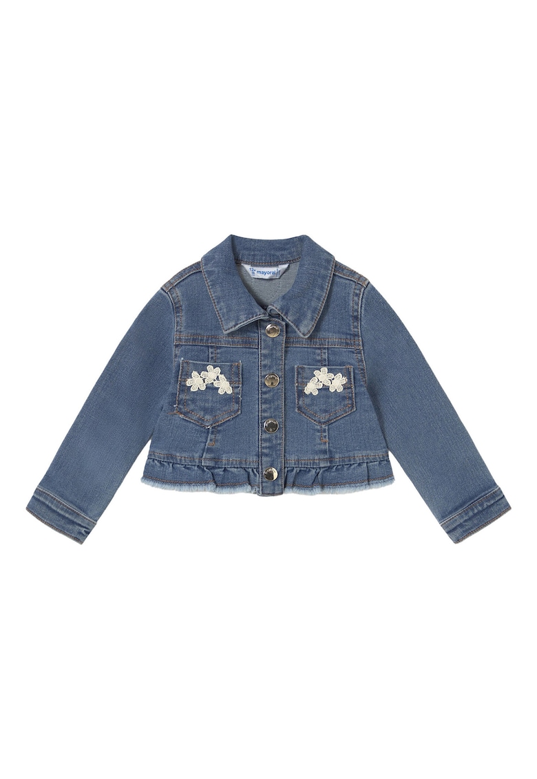 Jacheta de blugi fete 1461 - Bumbac/Elastan - Bleumarin - Bleumarin