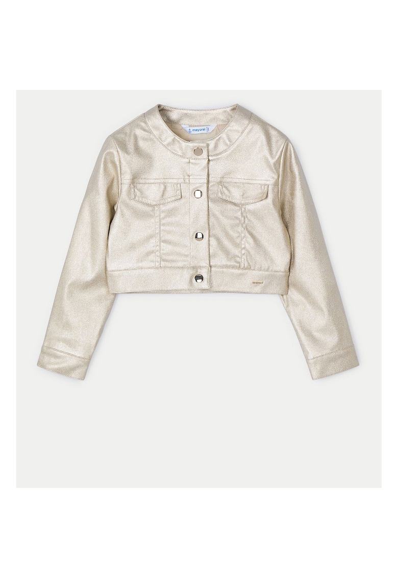Jacheta fete  3404 - Poliester/Poliuretan - Auriu