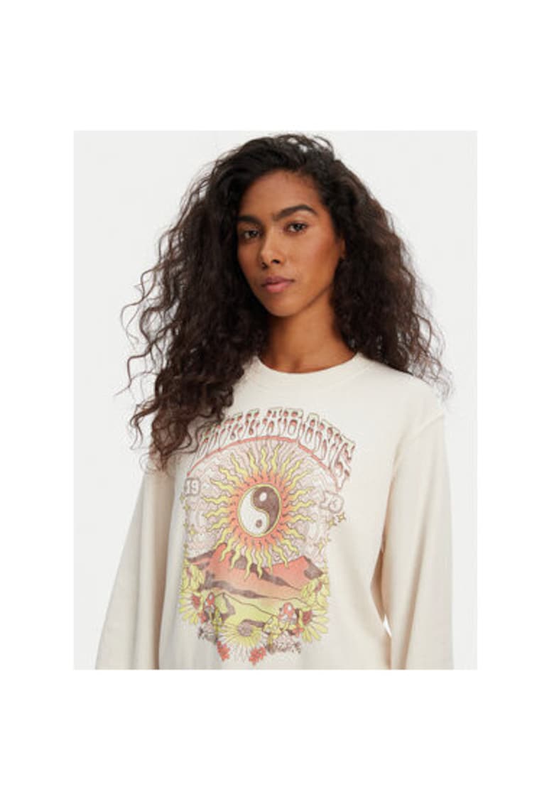 Bluza dama  EBJSF00171 - Bumbac/Bumbac - Bej