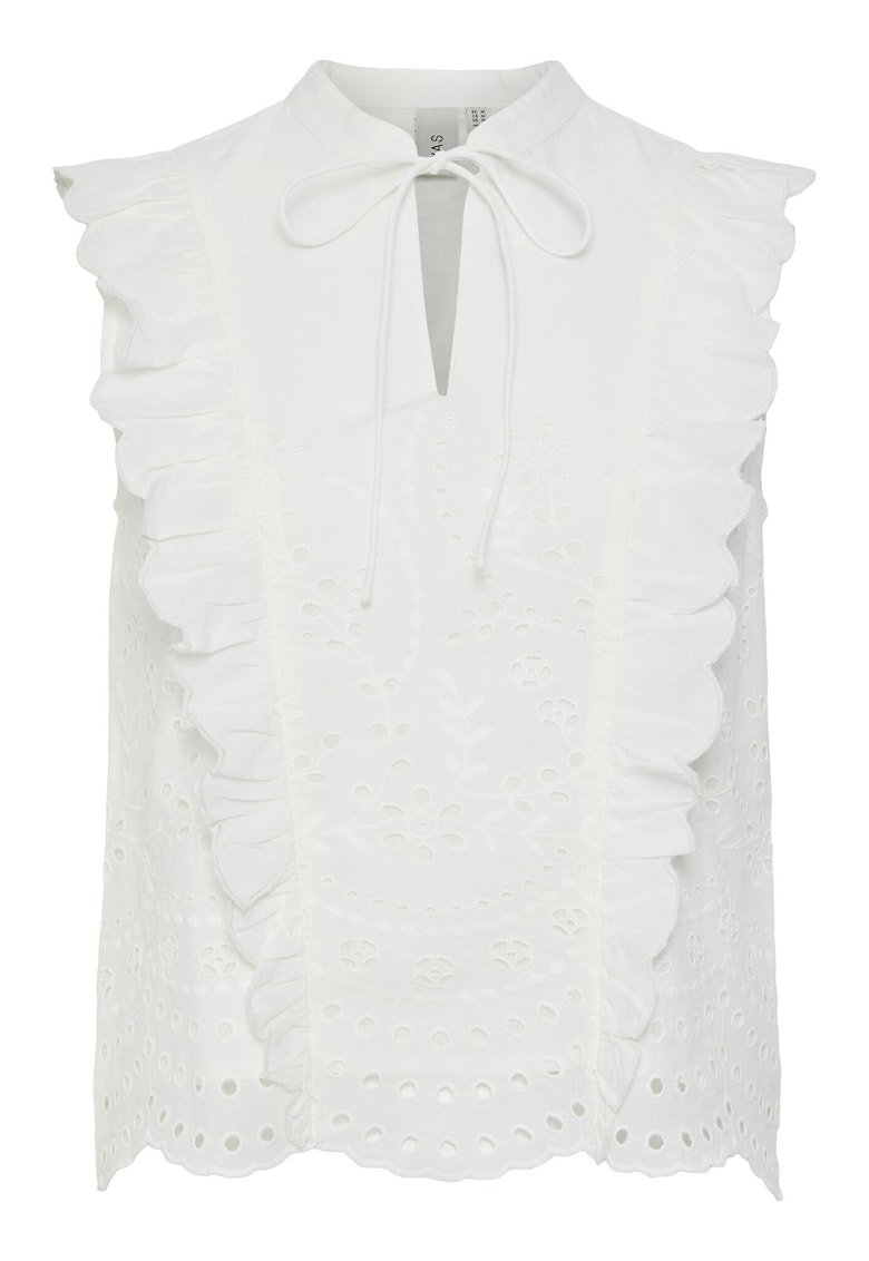 Bluza dama 26036259 - Bumbac organic - Alb - Alb