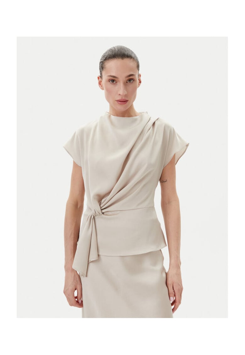 Bluza dama BBW4427 - Poliester reciclat - Bej - Bej