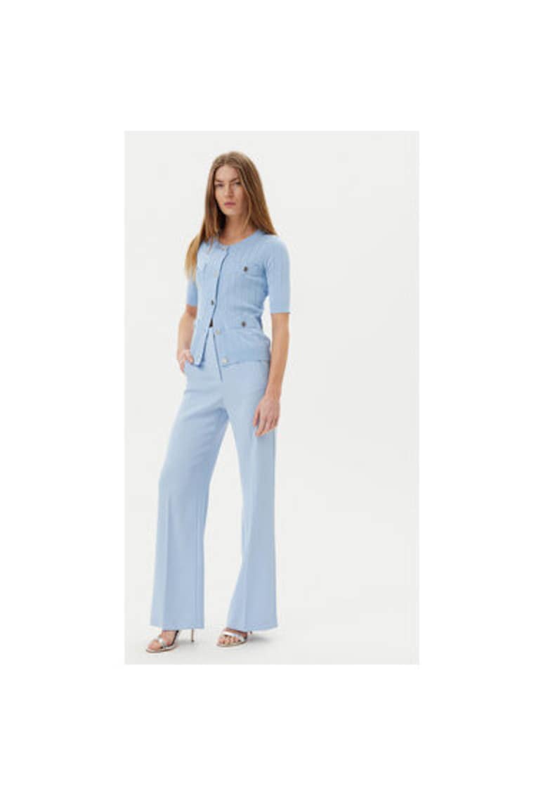 Bluza dama ACMA001877 - Viscoza/Nylon - Albastru - Albastru