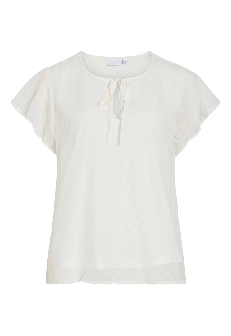 Bluza dama 14100340 - Poliester reciclat/Poliester - Alb - Alb