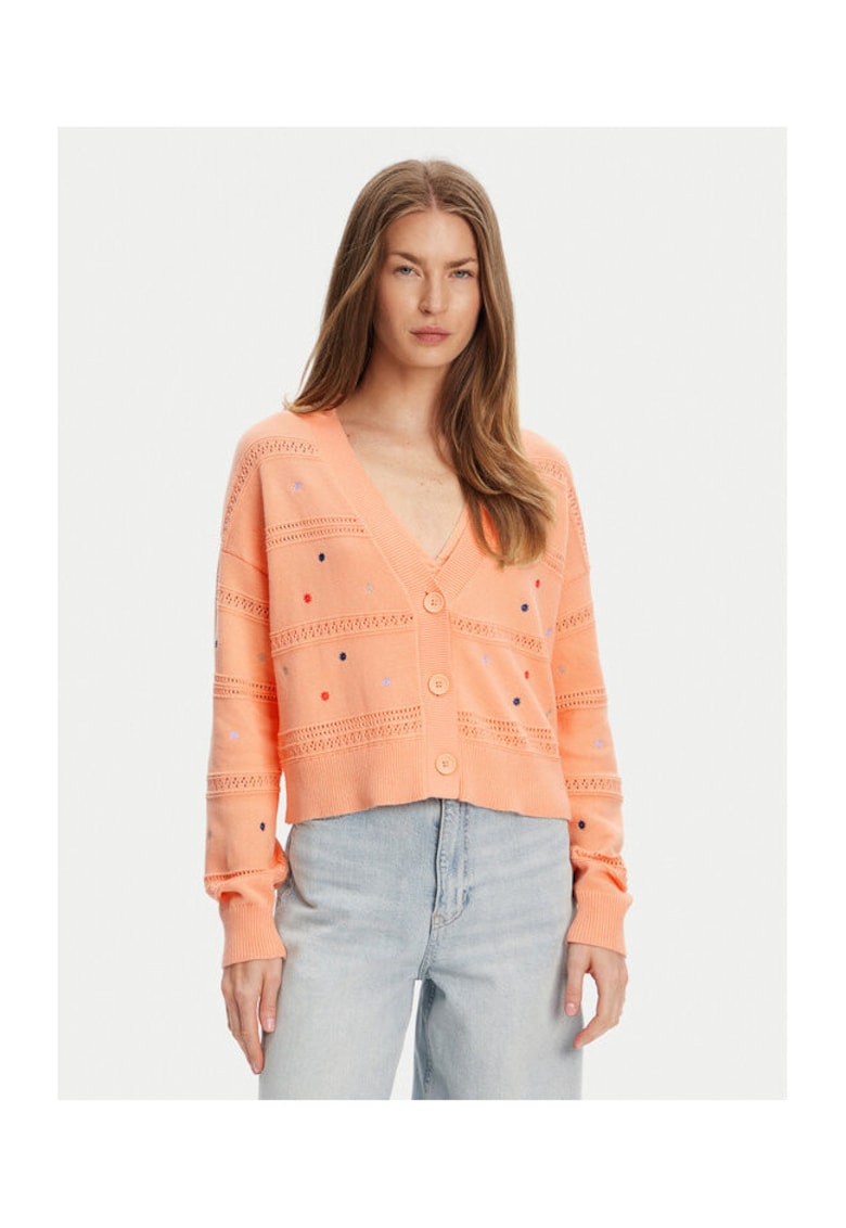 Bluza dama 10C1E604W - Bumbac - Portocaliu - Portocaliu