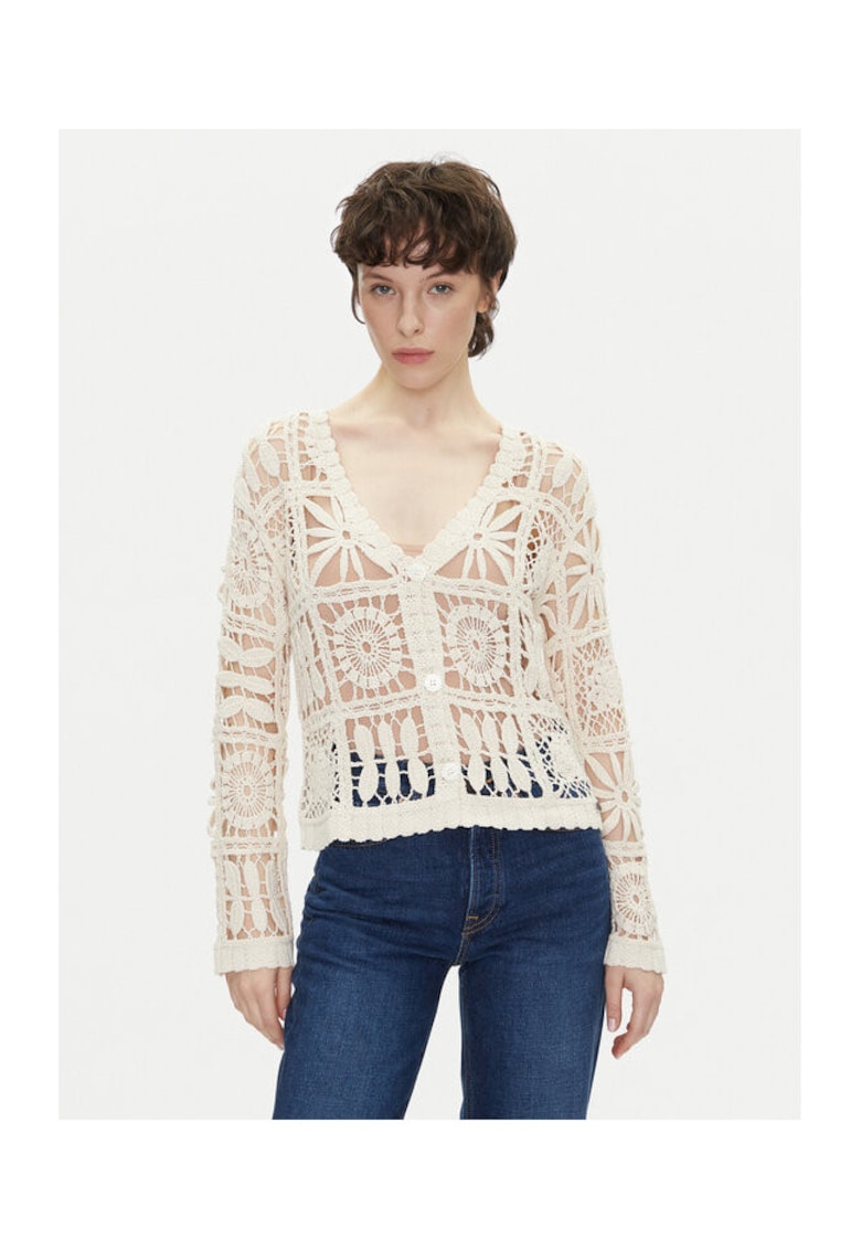 Bluza dama PL702273 - Bumbac - Bej - Bej