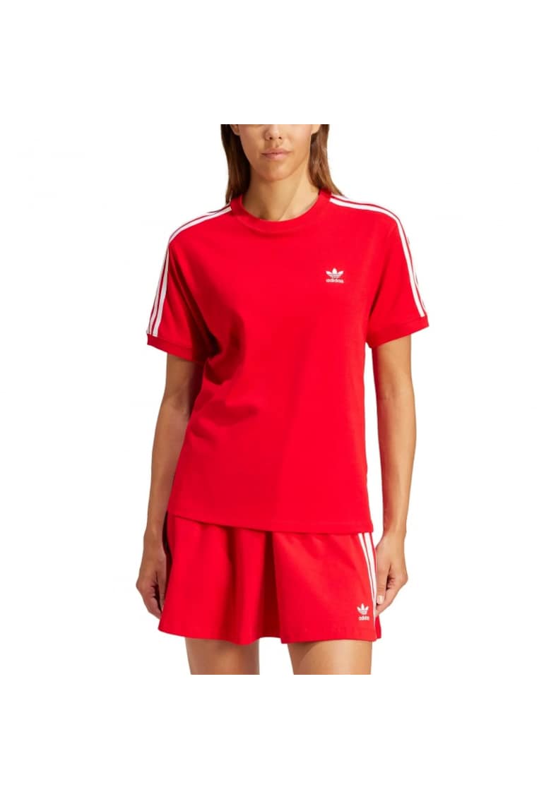 Tricou sport dama - Better Scarlet - 3 dungi - rosu - bumbac