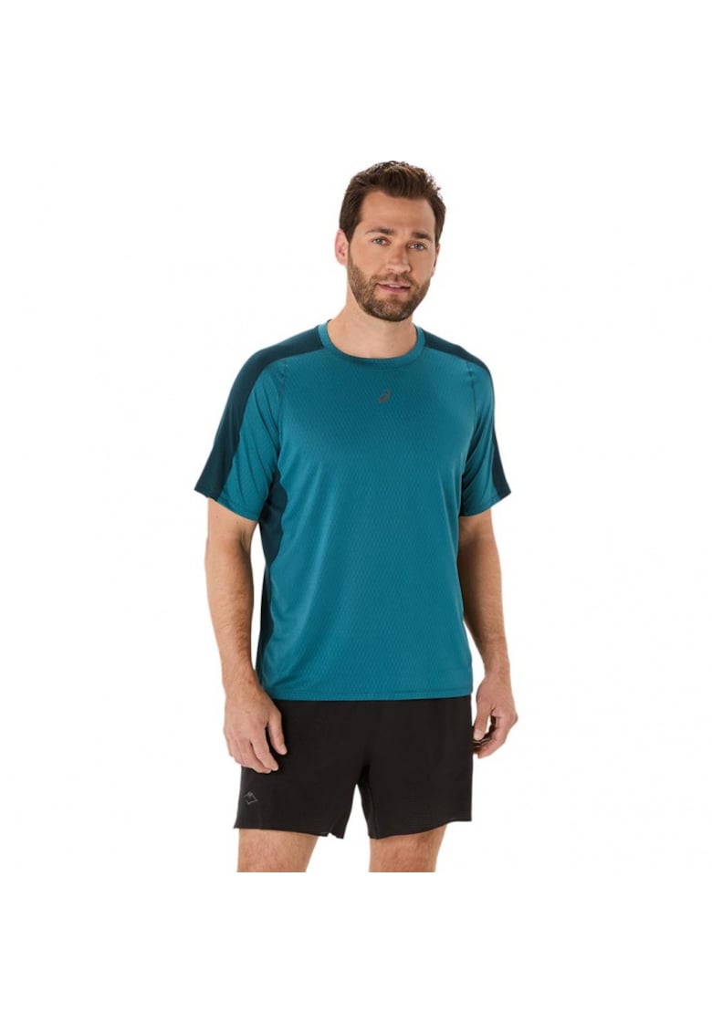 Tricou sport barbati - Fujitrail Elite SS - albastru - bumbac