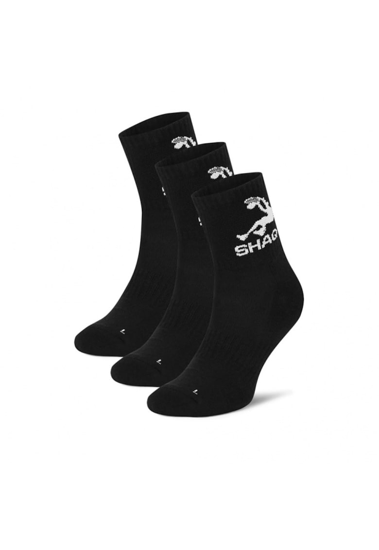 Sosete sport barbati - SKARPERY SHAQ CORE 3 perechi - negru -