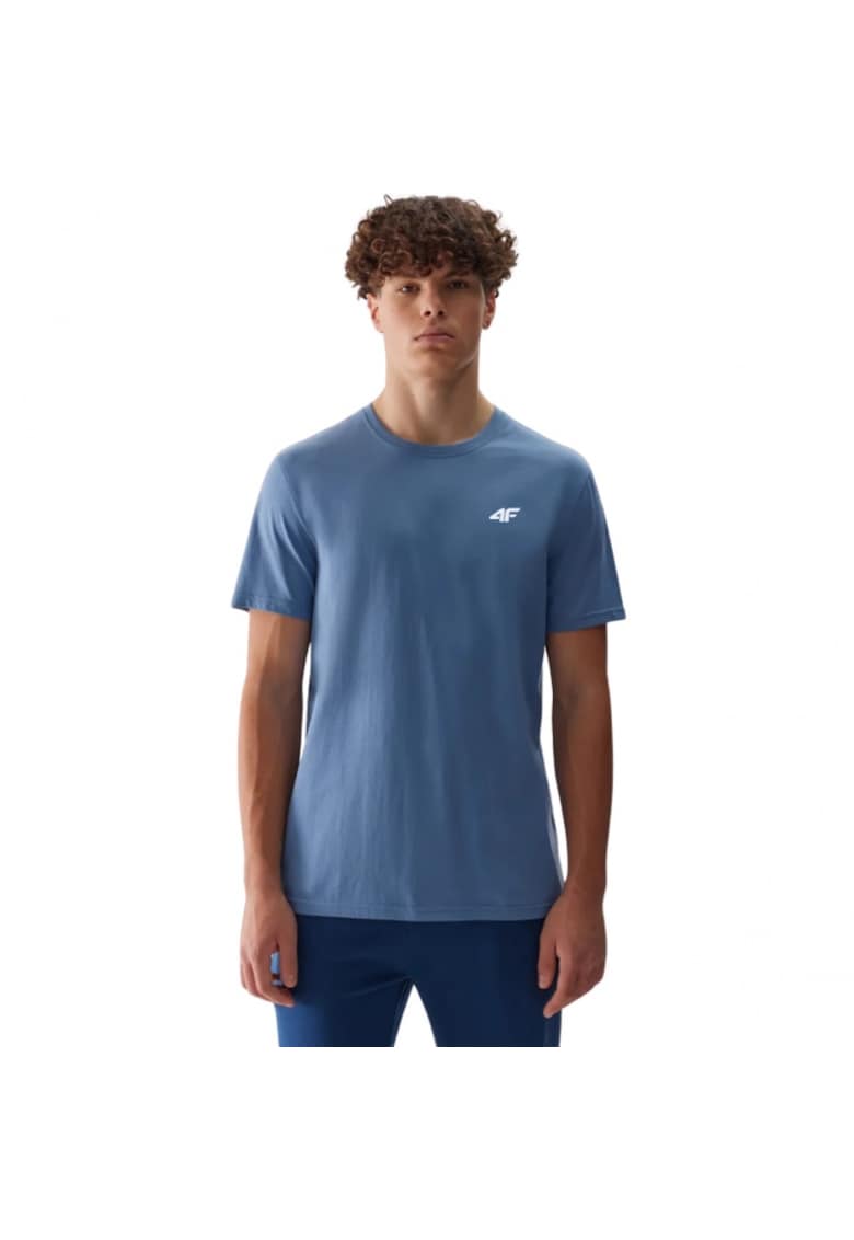 Tricou sport albastru - maneca scurta - M3096