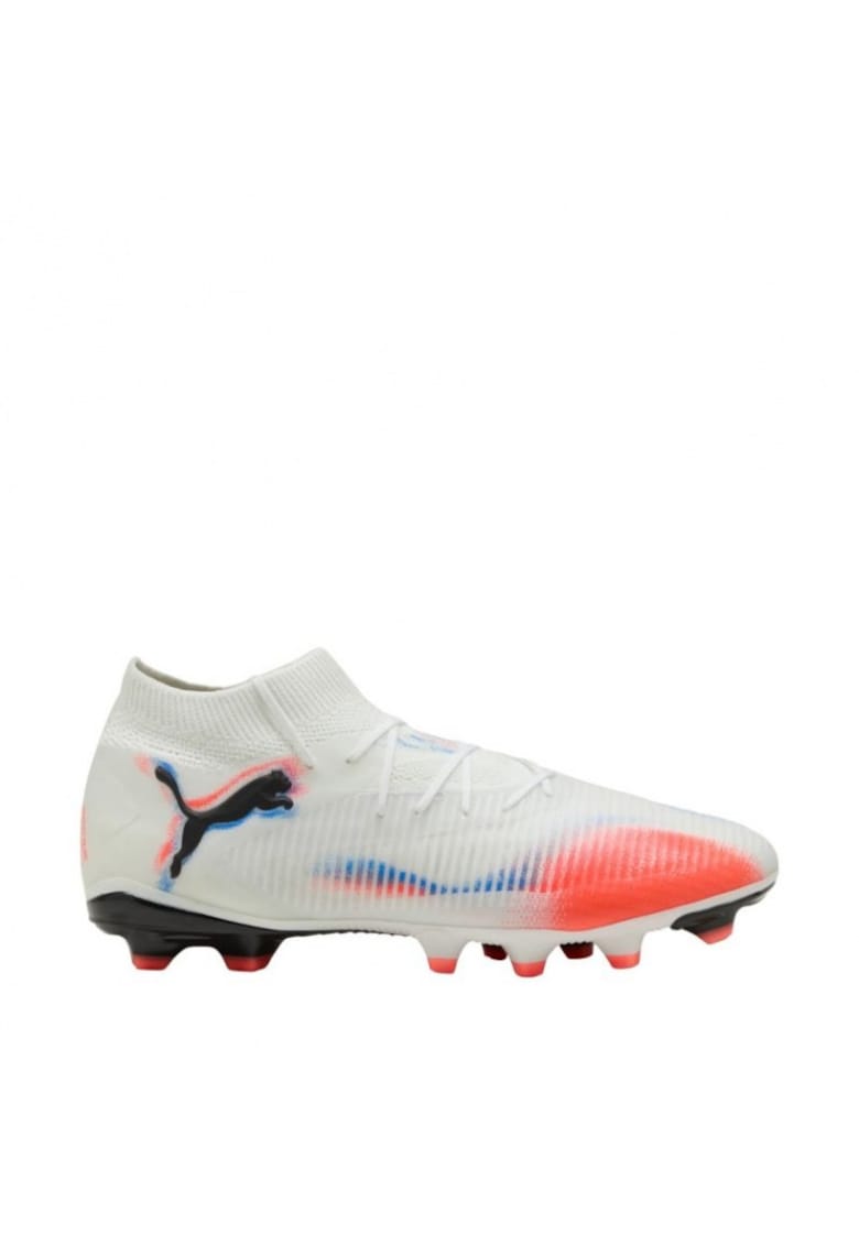 Pantofi sport copii - Future - teren ferm - alb-portocaliu sintetic textil