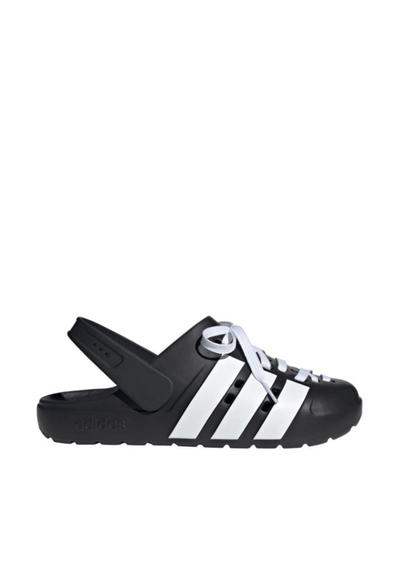 Slapi sport barbati - Adilette Clog 2.0 - flip-flops - sintetic - negru/alb -