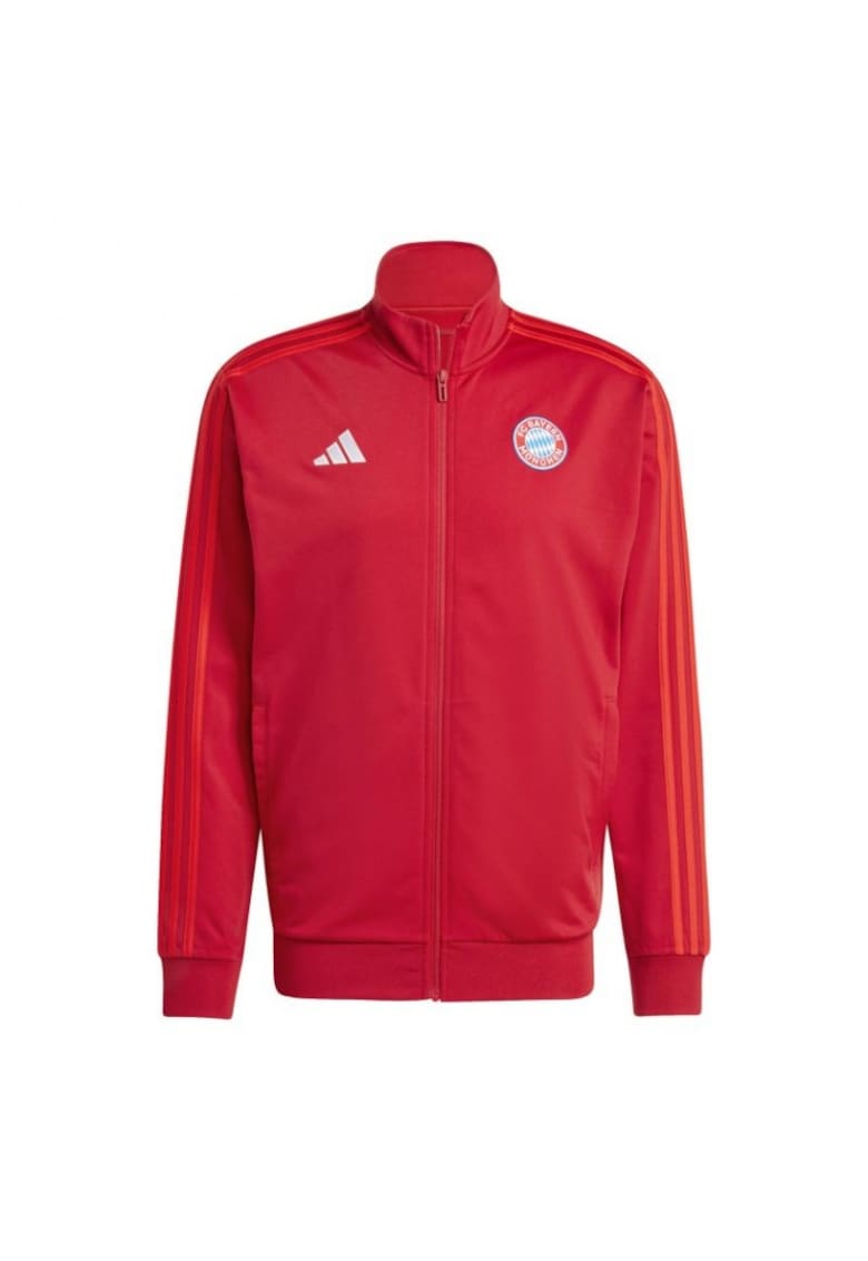 Hanorac sport barbati - Bayern Munchen - fara gluga - rosu