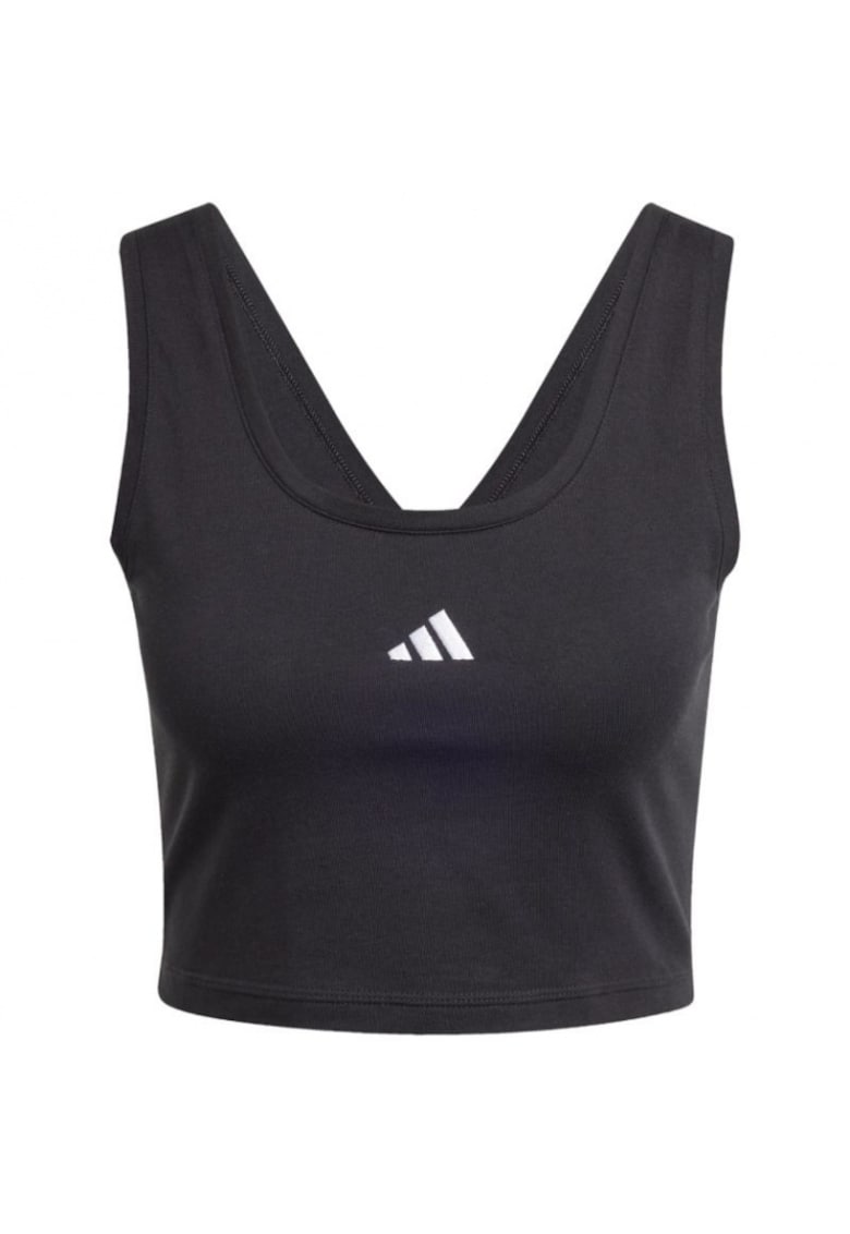 Maiou sport dama - Essentials - bumbac - logo mic - negru -