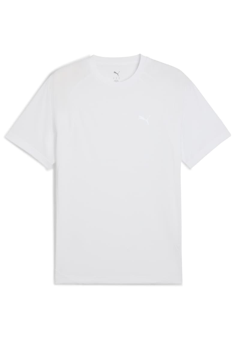 Tricou cu decolteu la baza gatului si logo Evostripe