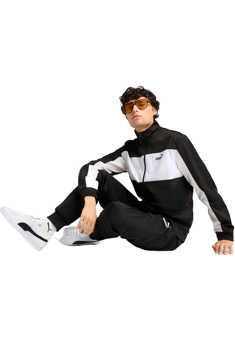 Puma Trening cu logo si fermoar - Negru