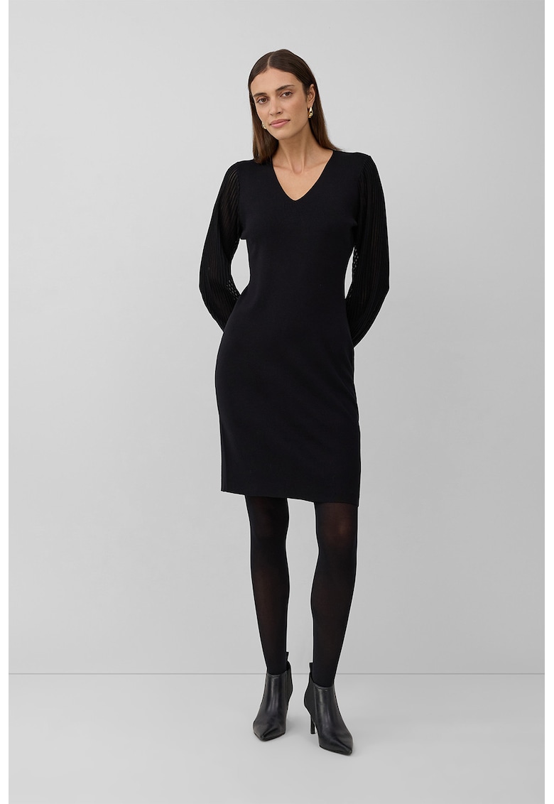 Rochie cambrata cu decolteu in V