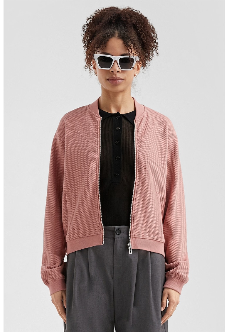 Jacheta bomber cu buzunare laterale