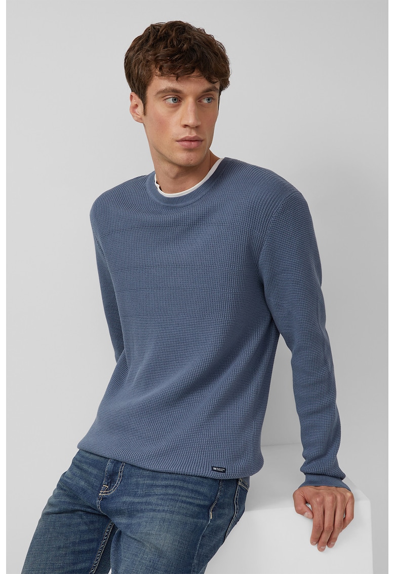 Pulover regular fit de bumbac