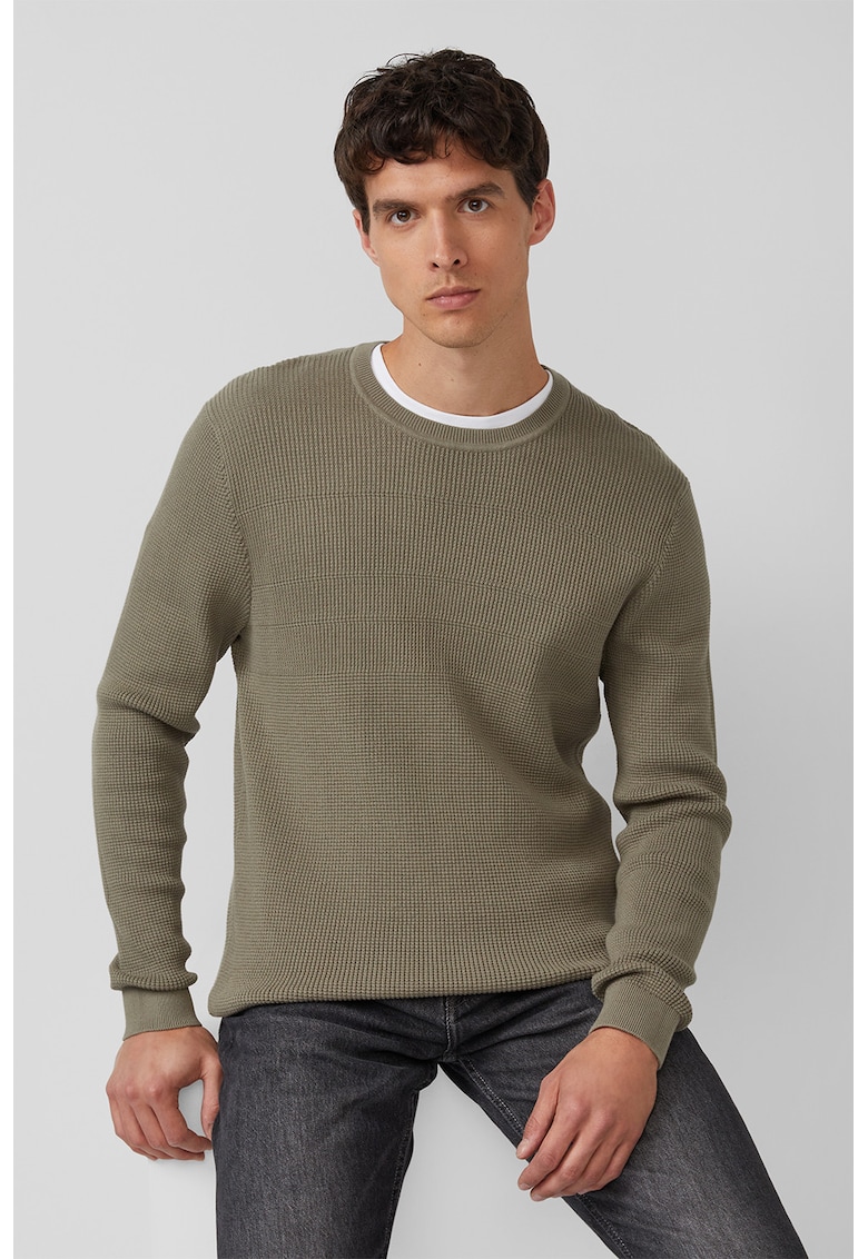 Pulover regular fit de bumbac