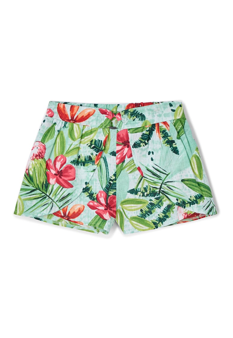 Pantaloni scurti fete 3908 - Bumbac - Verde - Verde