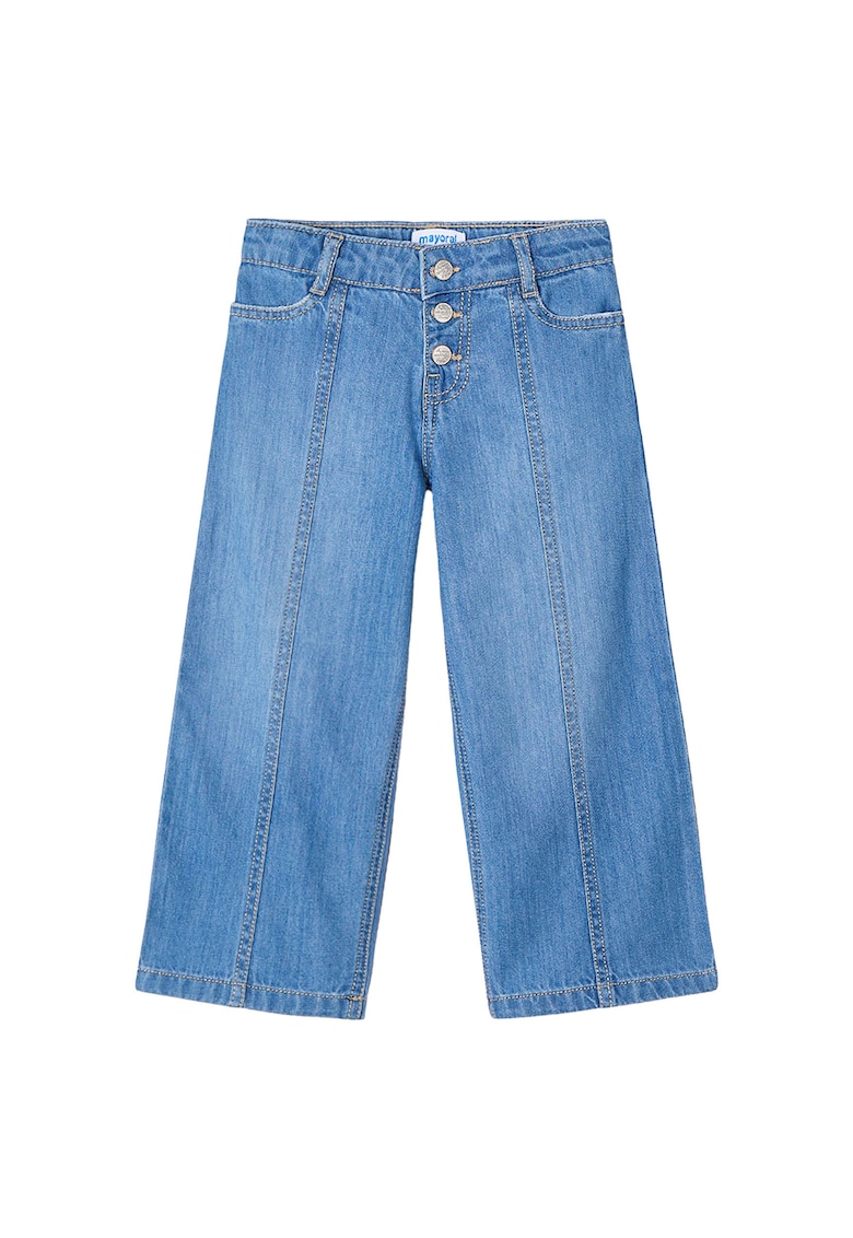 Pantaloni fete 3558 - Bumbac/Lyocell - 65555 - Bleumarin