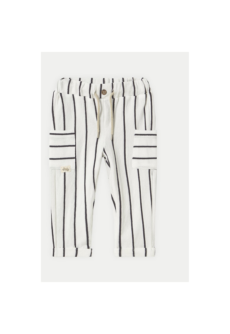 Pantaloni baieti 1584 - Bumbac - Ecru - Ecru