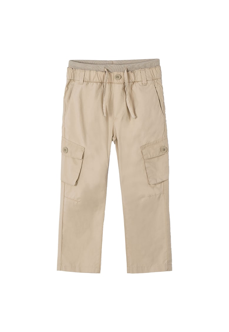 Pantaloni baieti 3571 - Bumbac/Poliester - Bej - Bej