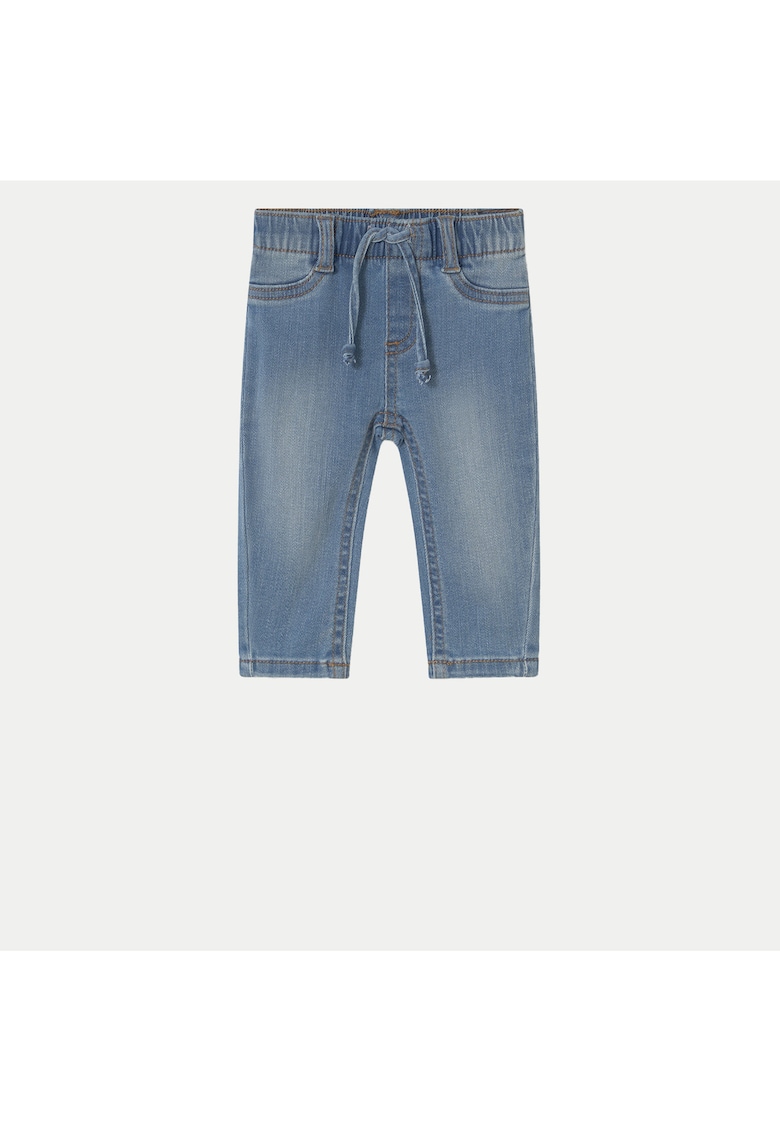 Pantaloni baieti 596 - Bumbac/Poliester - Albastru - Albastru
