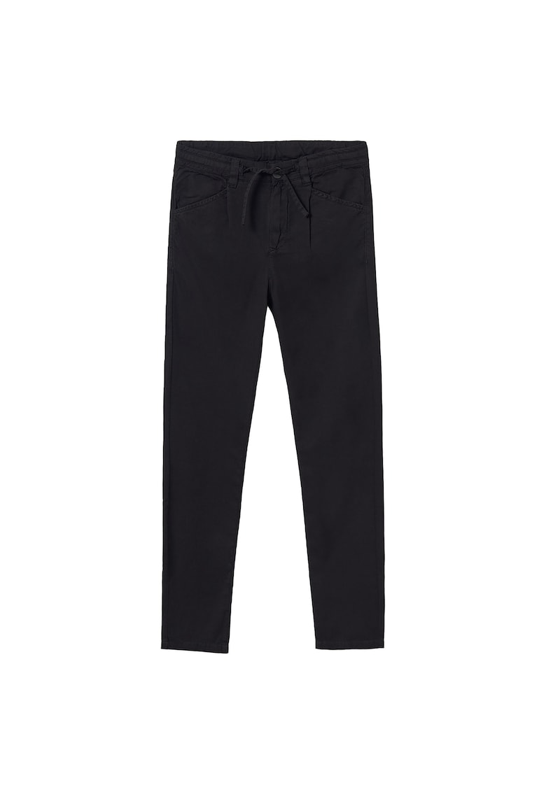 Pantaloni baieti 6525 - Bumbac - Negru - Negru