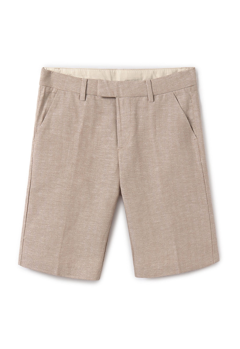 Pantaloni scurti baieti 6202 - Bumbac - Bej