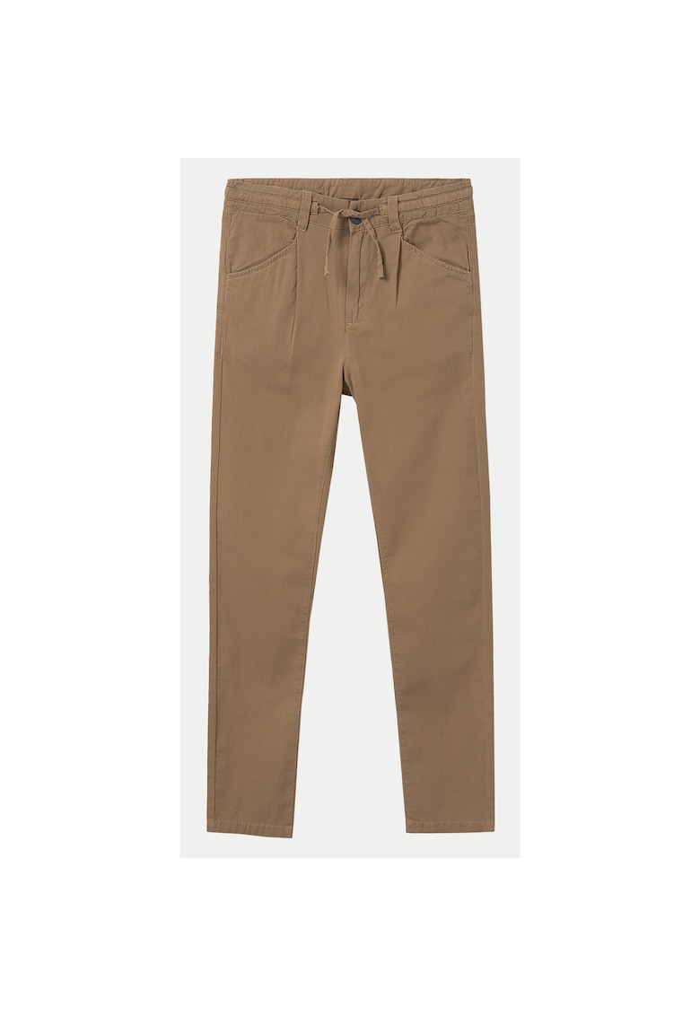 Pantaloni baieti 6525 - Bumbac - Bej - Bej