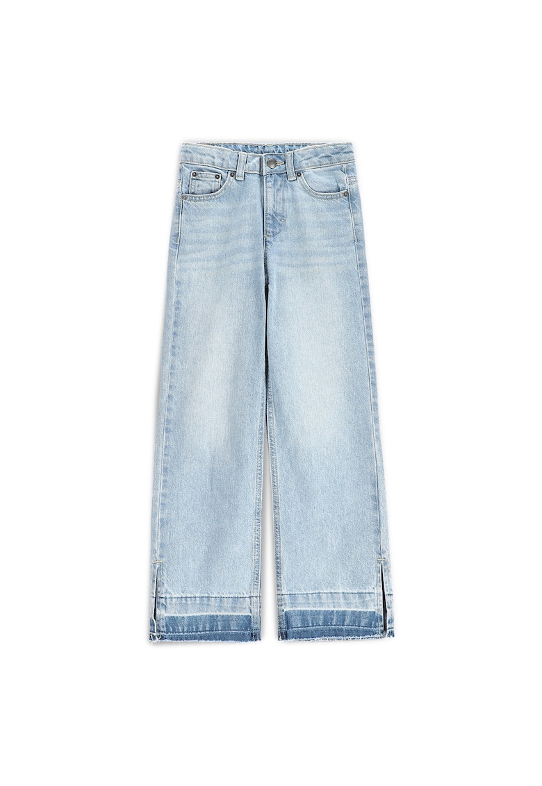 Pantaloni fete WC5123104JCG - Bumbac - Albastru deschis - Albastru deschis