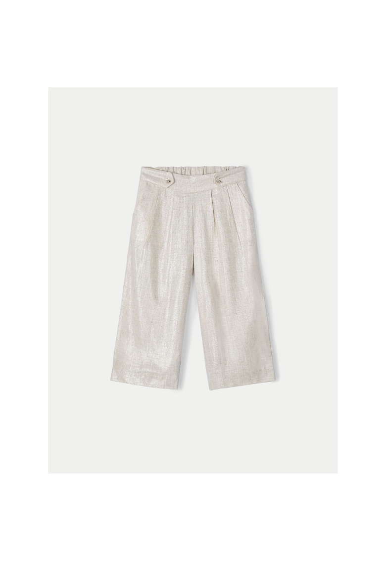 Pantaloni fete 3551 - Viscoza/In - Bej - Bej